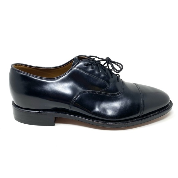 Johnston & Murphy Melton Classic Dress Cap Toe Oxford Black B width - Picture 1 of 7